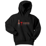 I heart chess - Youth hoodie