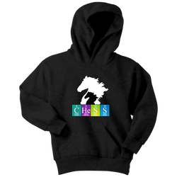 Chess Atomic Table White Knight - Youth Unisex Hoodie