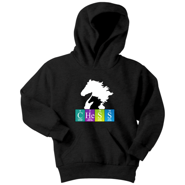 Chess Atomic Table White Knight - Youth Unisex Hoodie