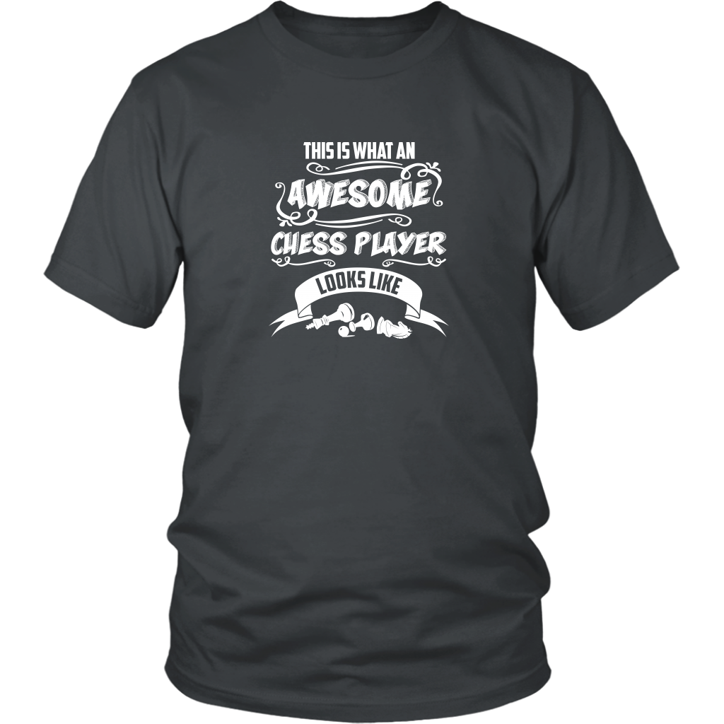 This is what an awesome chess player looks like - Adult Unisex T-Shirt