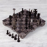 Unique Recycled Auto Part Chess Set