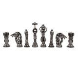 Medieval Challenge Recycled Auto Part Rustic Chess Set