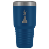 Laser etched Queen 30 Ounce stainless steel Vacuum insulated hot and cold beverage Tumbler