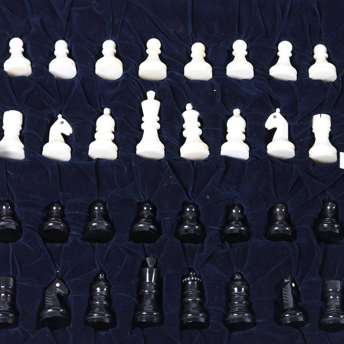 Handmade Bone and Horn Chess Set