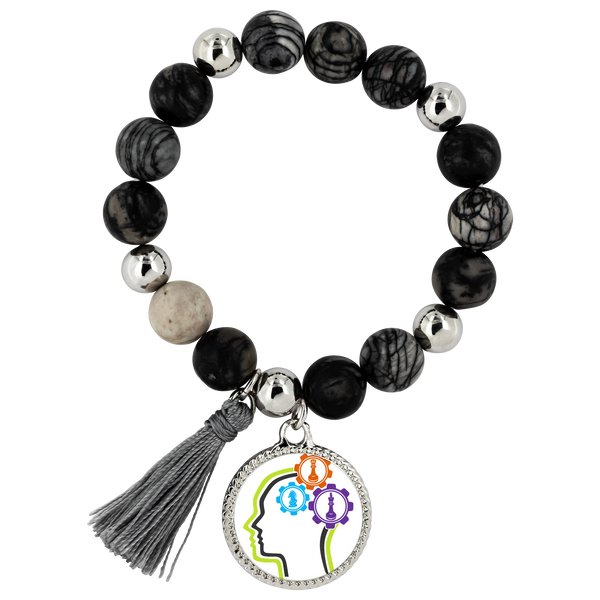 Chess thinking gears - Lyric bracelet