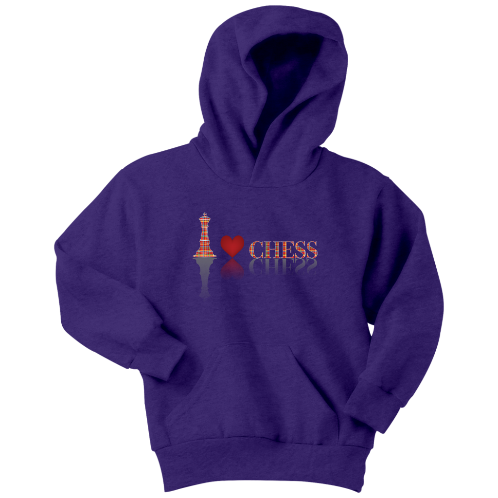 I heart chess - Youth hoodie