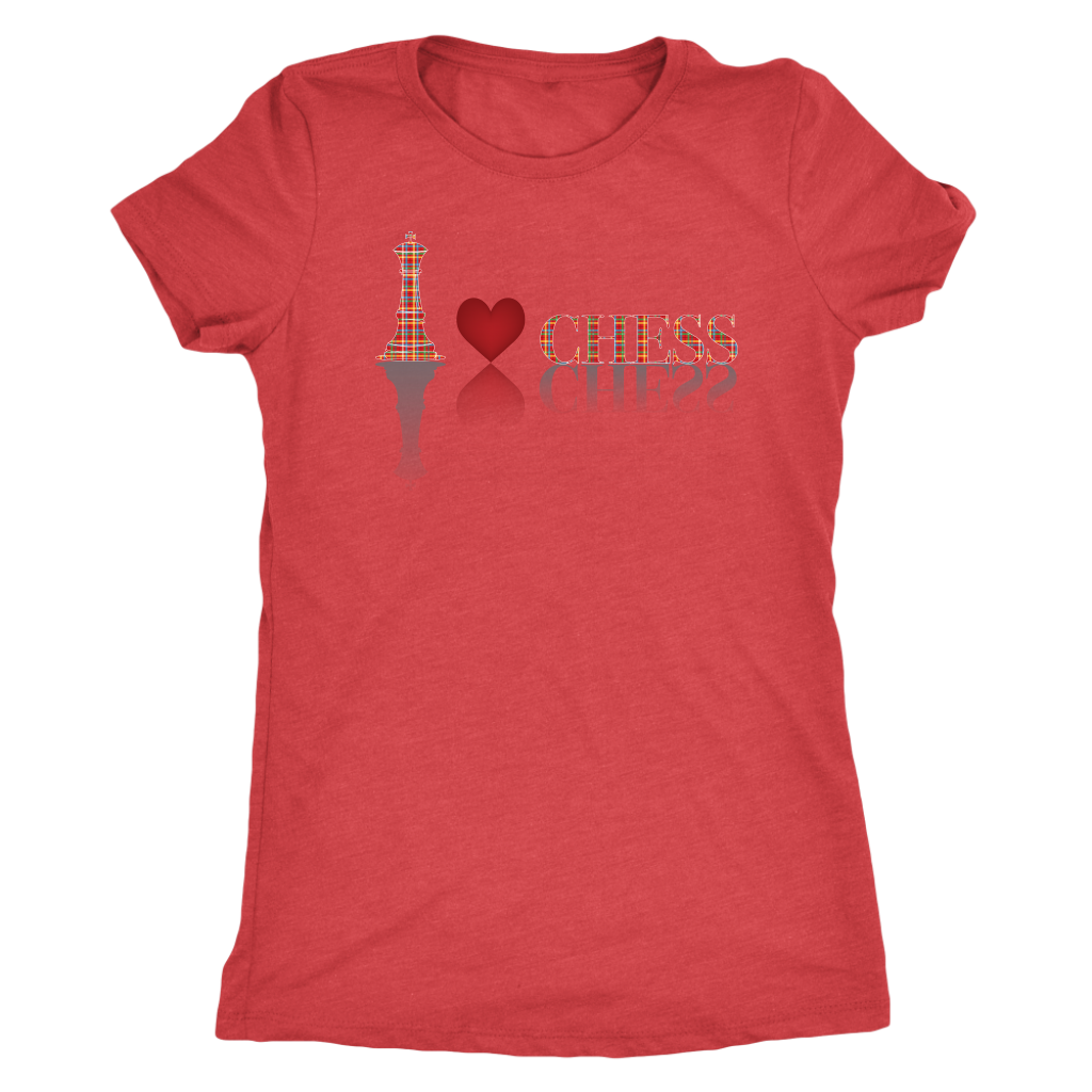 I heart chess - Triblend T-Shirt