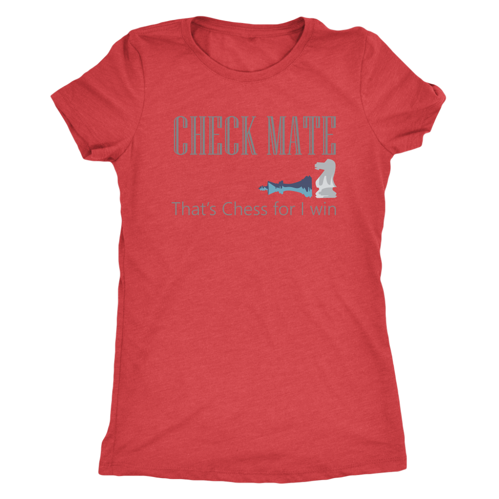Chess Mate That is Chess for I win - Triblend T-Shirt