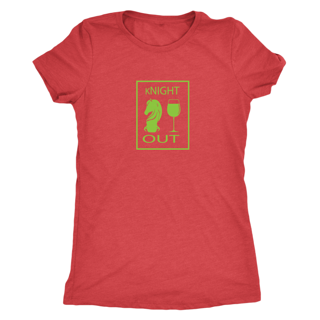 kNIGHT OUT - Triblend Chess T-Shirt