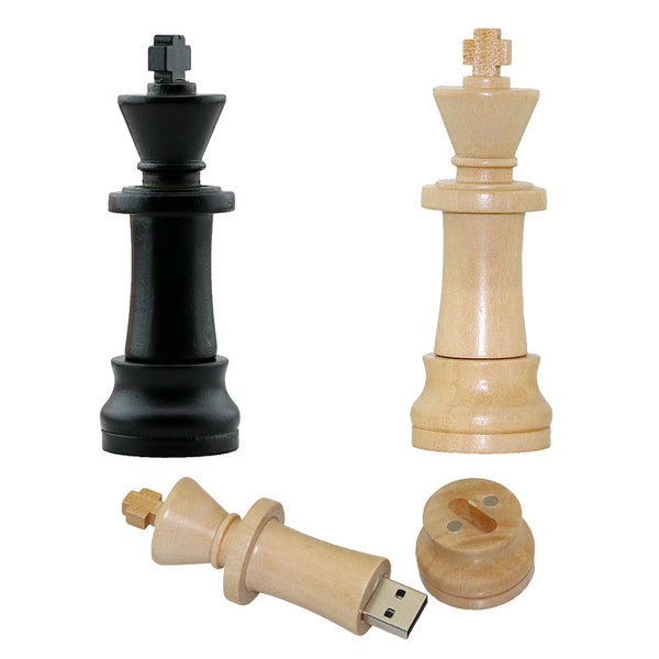 U disk Wood Chess USB 2.0 usb memory sticks / flash drives 4GB 8GB 16GB 32GB 64GB