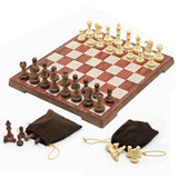 Wooden Folded Board International magnetic Chess Set