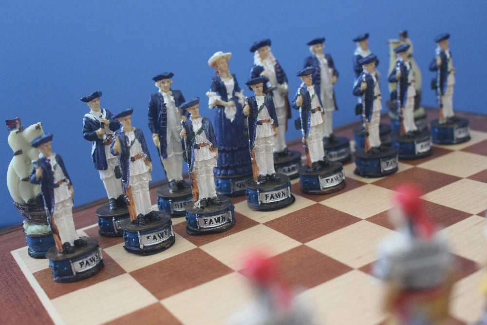 The Pirate Series Wooden and Resin Chess Set