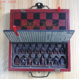 Terra-Cotta Warriors Chess Set With Decorative Box