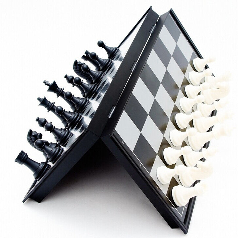 International Word Chess Game Medieval Folding Chess Pieces/ Complete Chess Set Entertainment