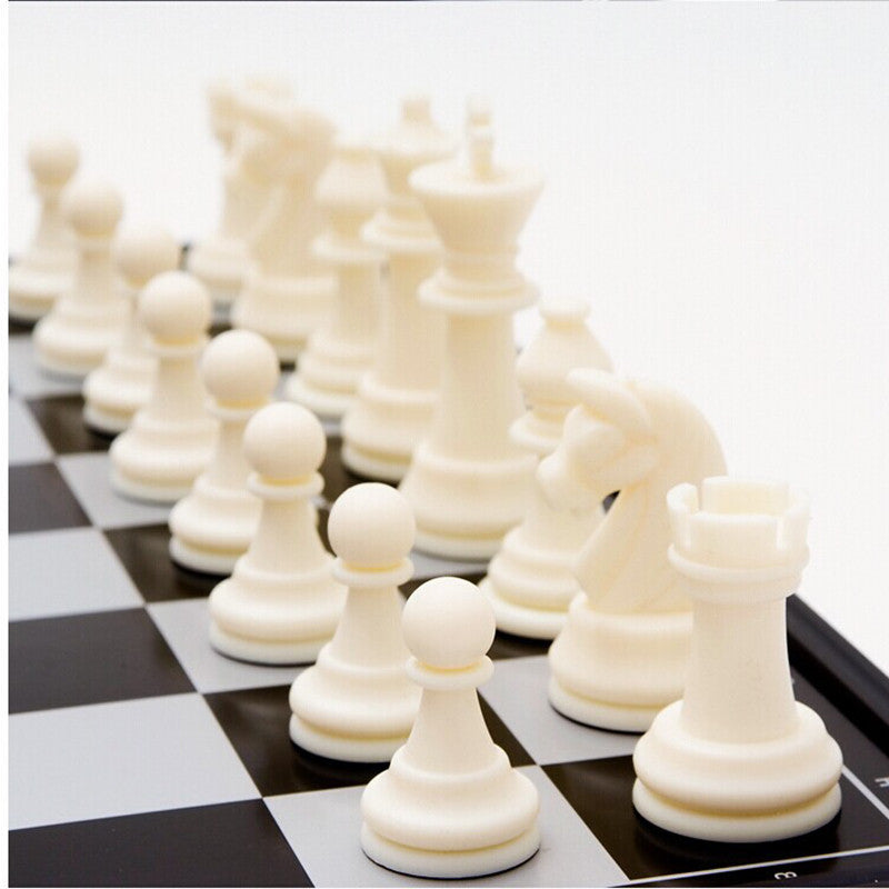 International Word Chess Game Medieval Folding Chess Pieces/ Complete Chess Set Entertainment