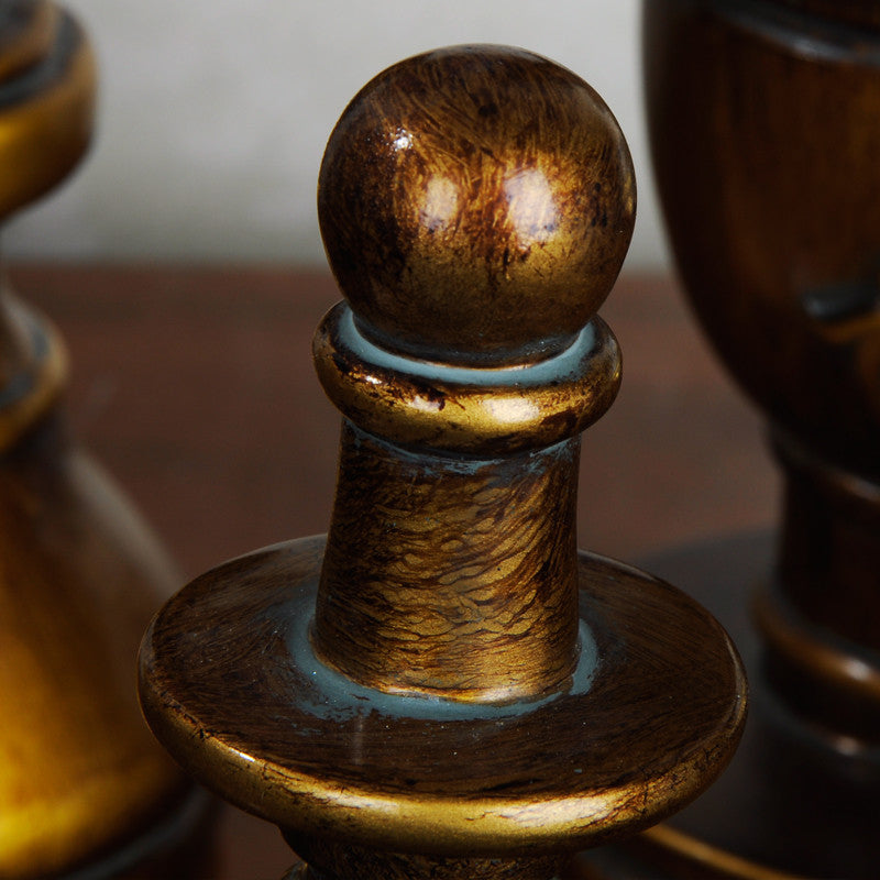 European style   luxury hotel / living room set six Home Furnishing yazun chess art decoration