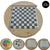 Creative 5-in-1 Wooden Checkers Flight Chess Toys Board Game