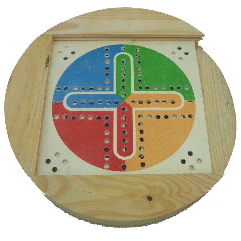 Creative 5-in-1 Wooden Checkers Flight Chess Toys Board Game