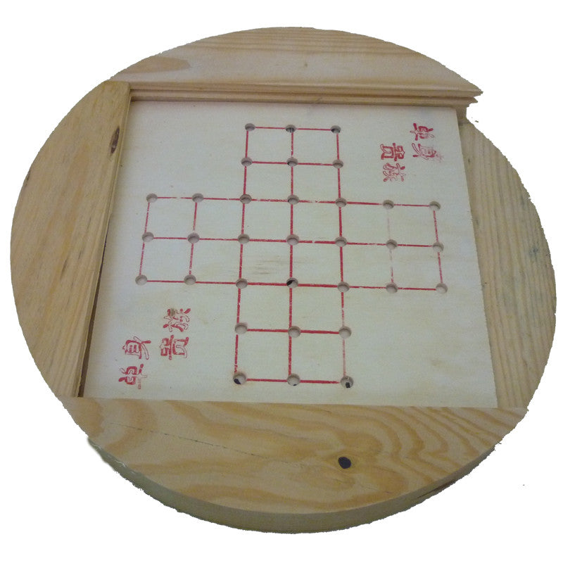 Creative 5-in-1 Wooden Checkers Flight Chess Toys Board Game