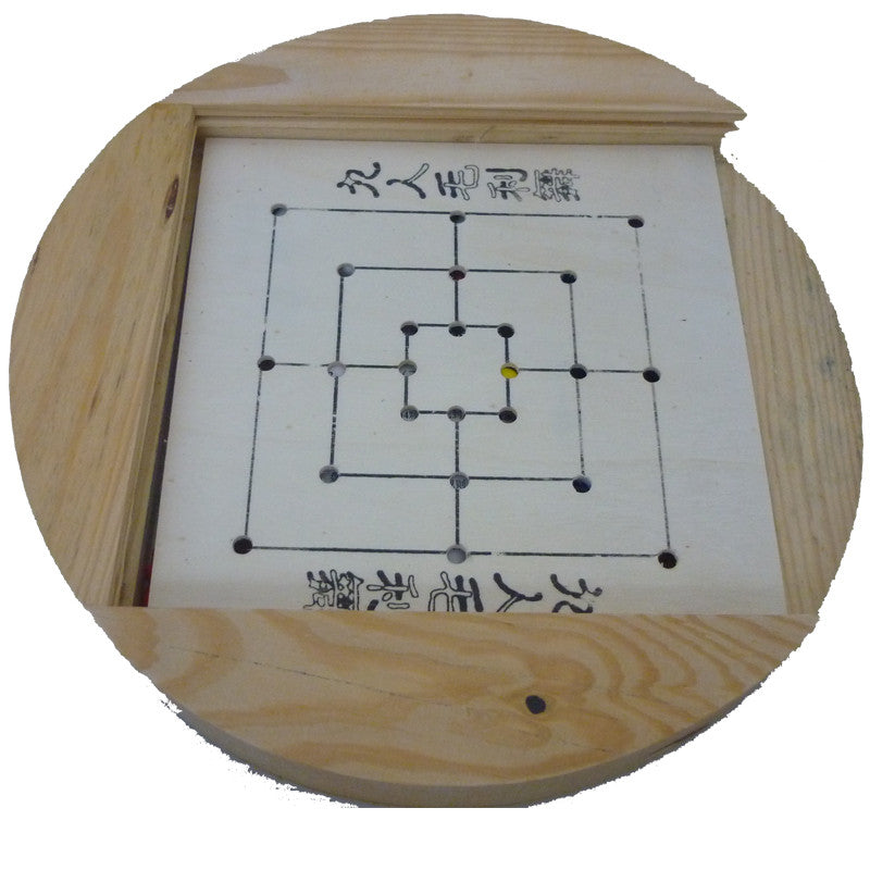 Creative 5-in-1 Wooden Checkers Flight Chess Toys Board Game