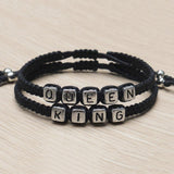 Handmade Couples Bracelets set - King and Queen Gift Bracelets