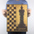 Vintage chess kraft paper retro wall sticker art