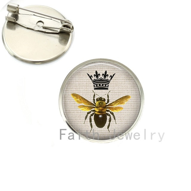 Queen Bee Chess Pins