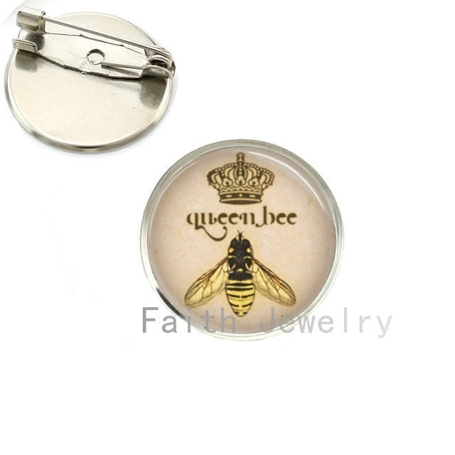 Queen Bee Chess Pins