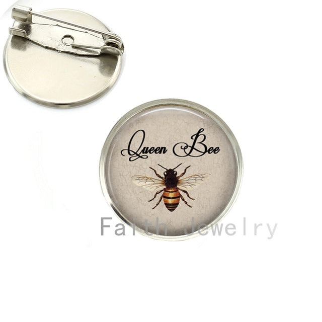 Queen Bee Chess Pins