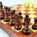 Wooden Folded Board International magnetic Chess Set