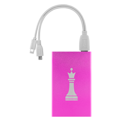 Chess Queen laser etched Lithium-Ion power bank