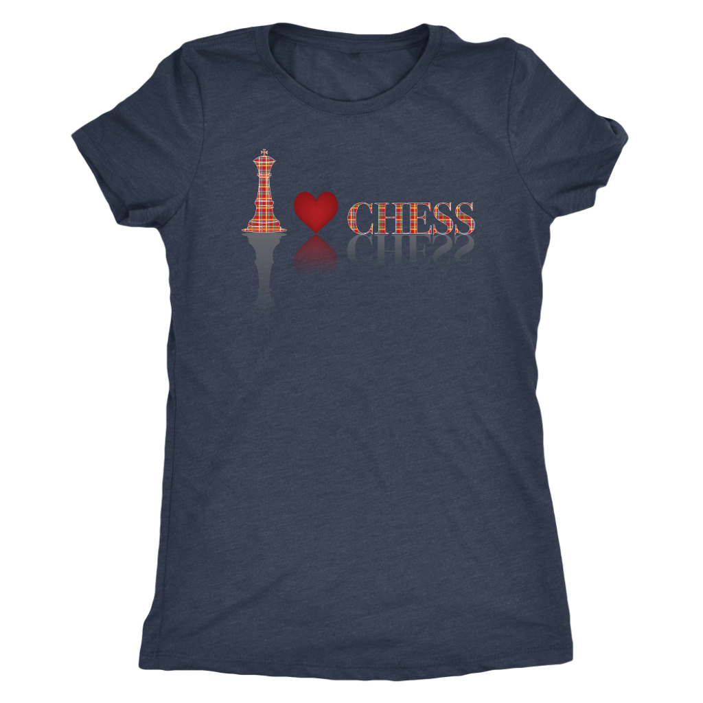I heart chess - Triblend T-Shirt