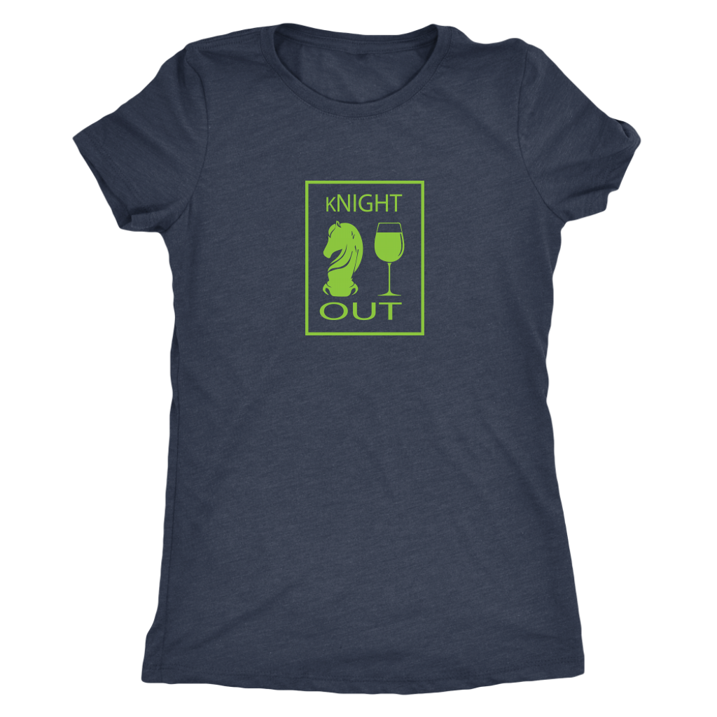 kNIGHT OUT - Triblend Chess T-Shirt