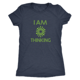 I am thinking - chess wait slow loading clock - Triblend T-Shirt