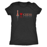 I heart chess - Triblend T-Shirt