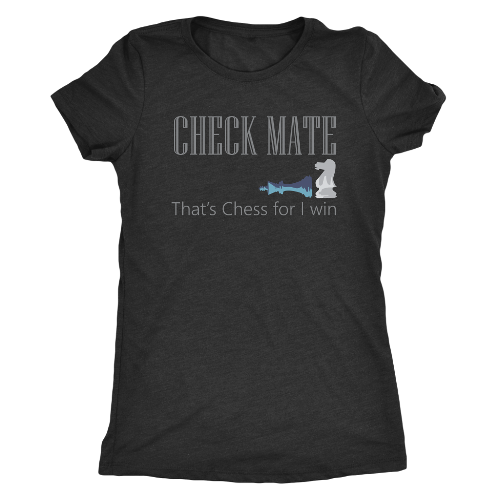 Chess Mate That is Chess for I win - Triblend T-Shirt