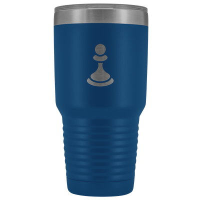 Laser etched Pawn 30 Ounce stainless steel Vacuum insulated hot and cold beverage Tumbler