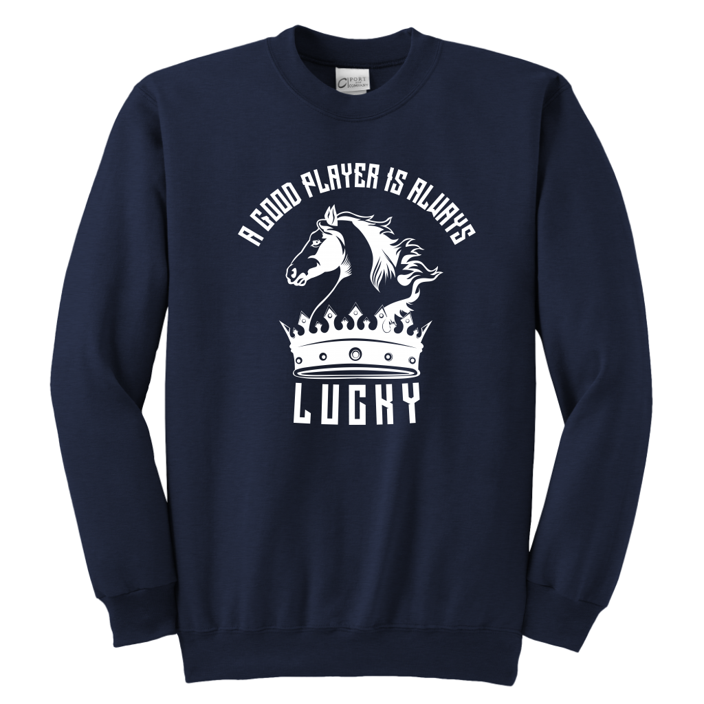 A good player is always lucky - Youth Unisex Sweatshirt