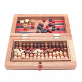 Raintree Wood Chess and Backgammon Handmade Game