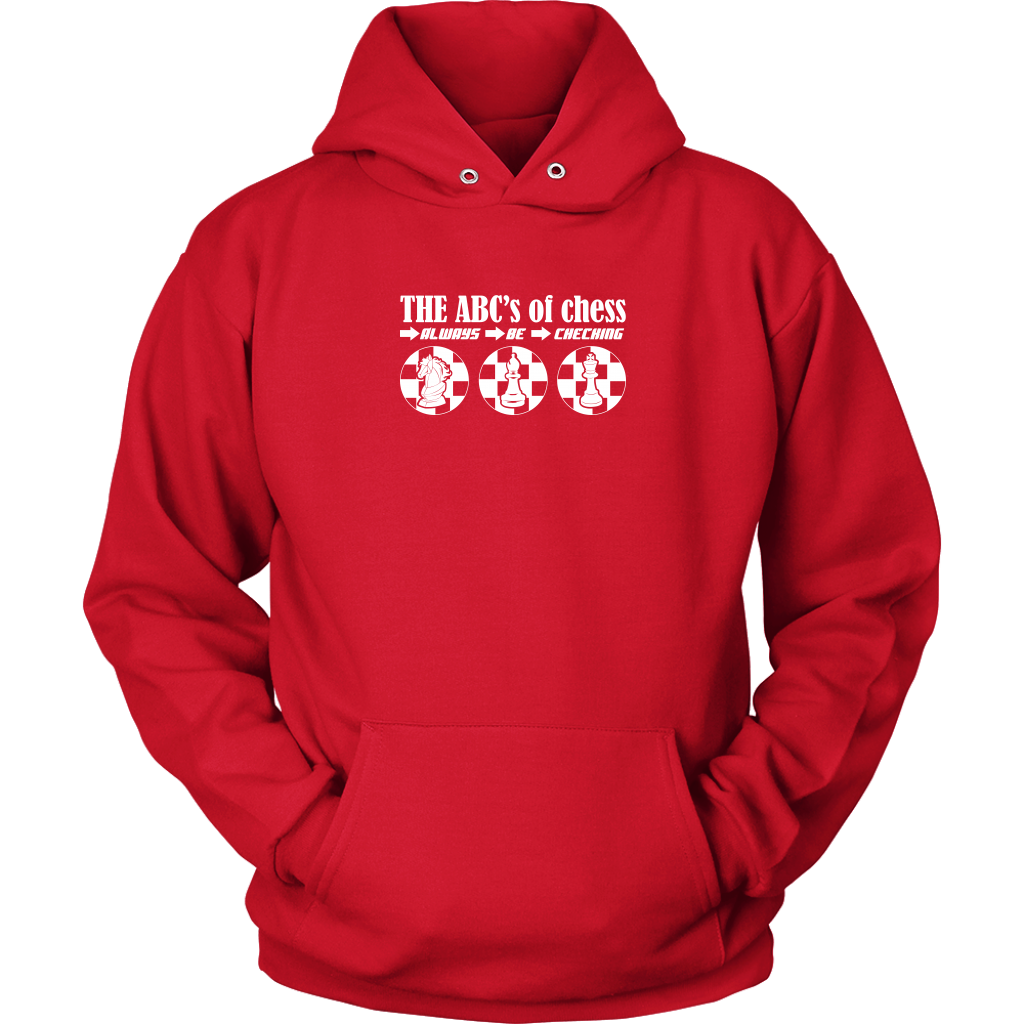 The ABC's of Chess - Always Be Checking - Adult Unisex Hoodie