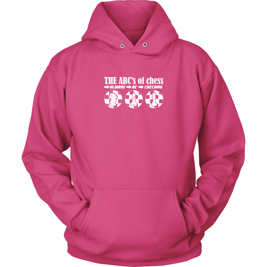 The ABC's of Chess - Always Be Checking - Adult Unisex Hoodie
