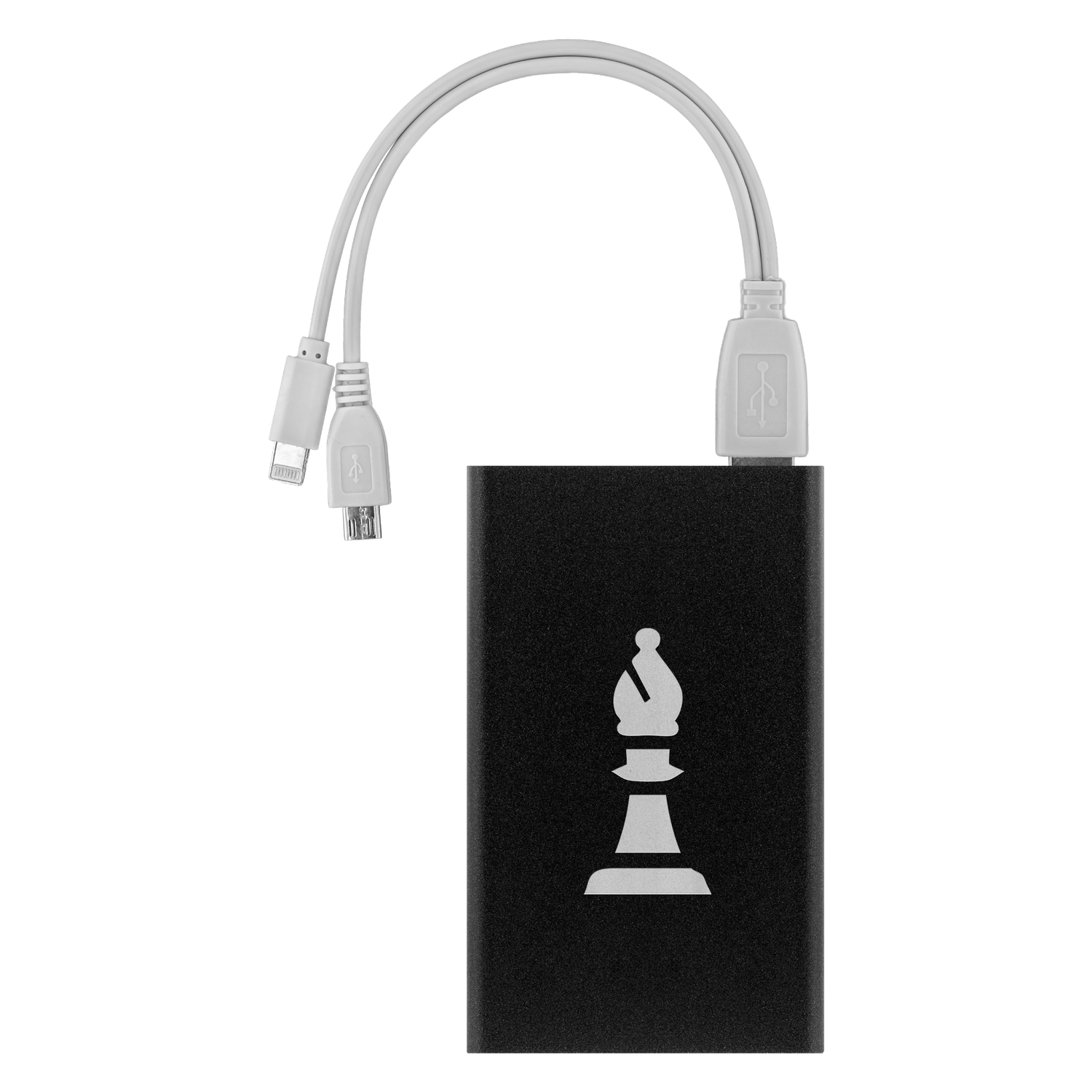 Chess Bishop laser etched Lithium-Ion power bank