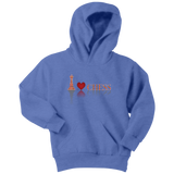 I heart chess - Youth hoodie