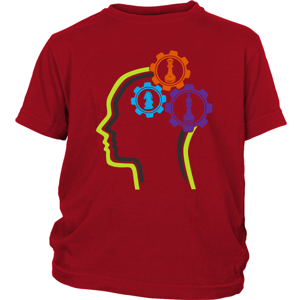 Chess in the mind - Chess Gears - Youth T-Shirt