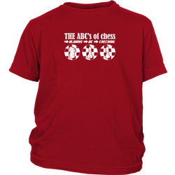 The ABC's of Chess - Always Be Checking - Youth T-Shirt