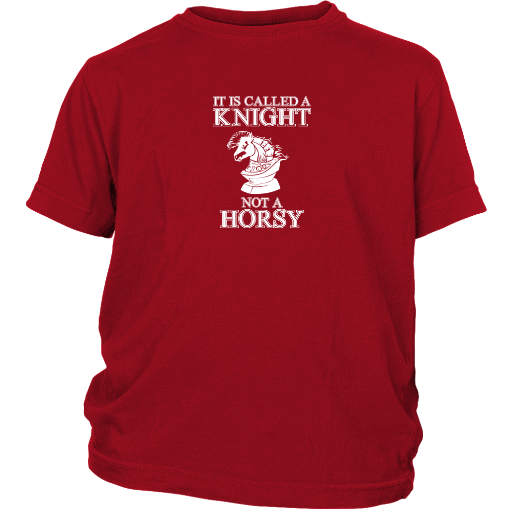 It's called a Knight, not a horsy! - Youth T-Shirt