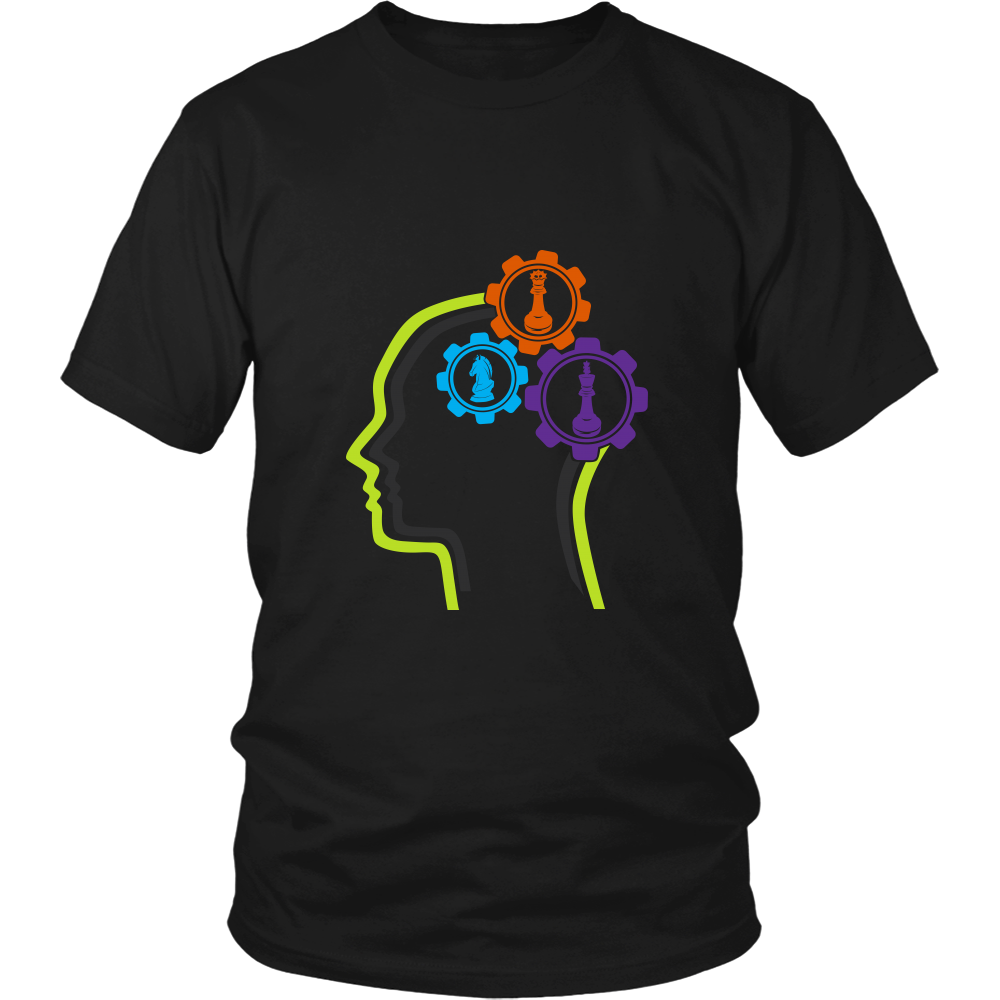 Chess in the mind - Chess Gears - Unisex T-Shirt