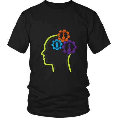 Chess in the mind - Chess Gears - Unisex T-Shirt