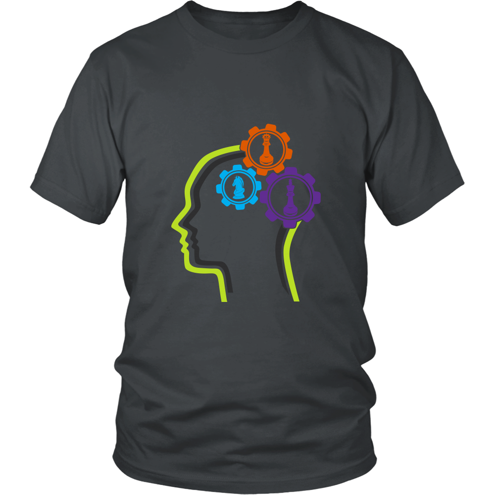 Chess in the mind - Chess Gears - Unisex T-Shirt