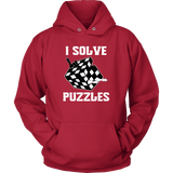 I Solve Puzzles - Rubick's Cube and Chess - Unisex Hoodie